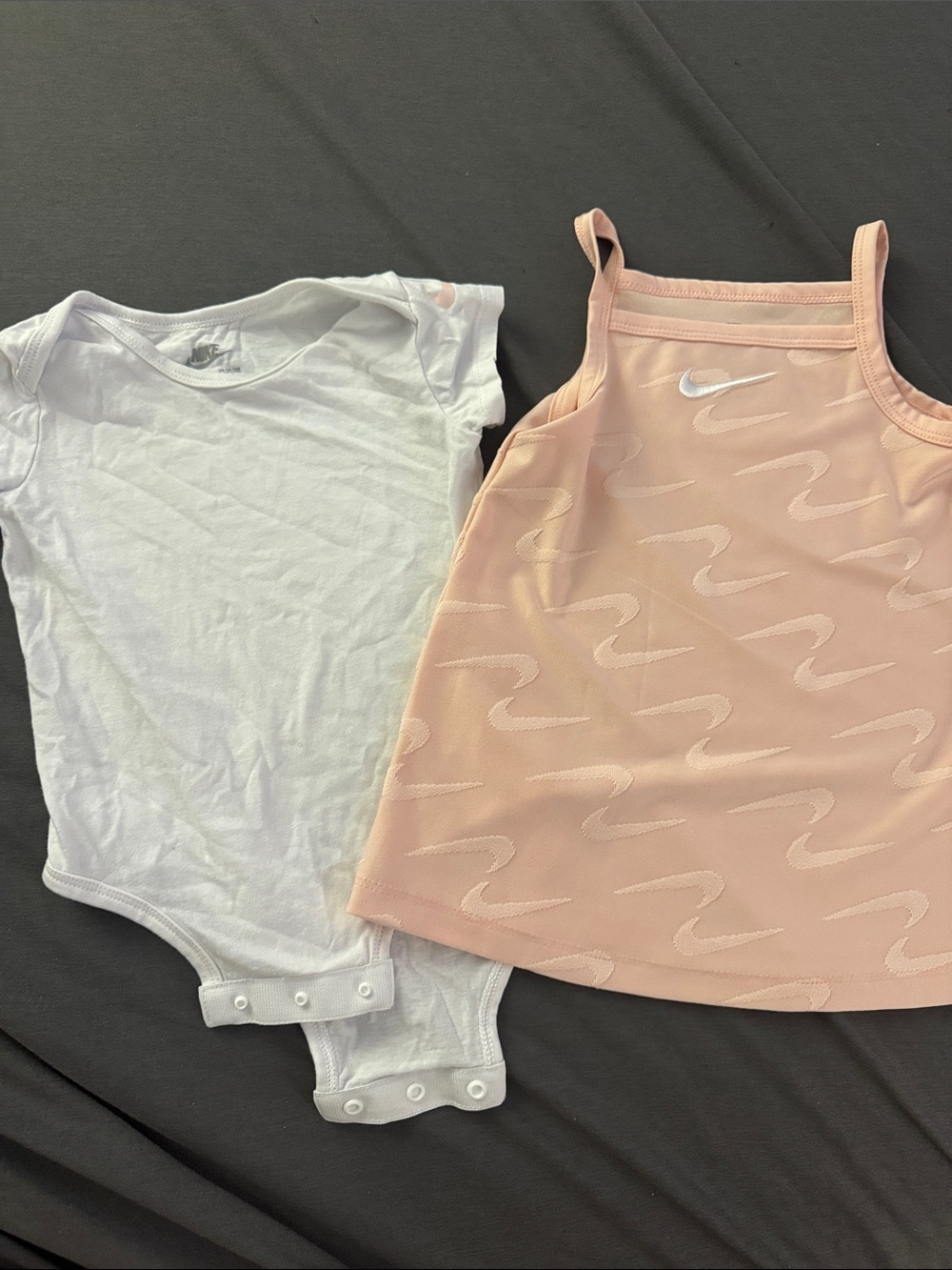 Nike Girls Light Pink Swoosh dress 12mo